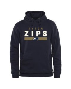 Akron Zips Team Strong Pullover Hoodie Navy Blue