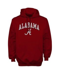 Alabama Crimson Tide New Agenda Midsize Arch Over Logo Hoodie Cardinal