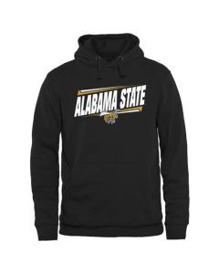 Alabama State Hornets Double Bar Pullover Hoodie Black