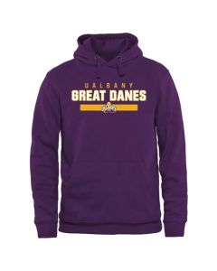 Albany Great Danes Team Strong Pullover Hoodie Purple