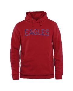 American Eagles Classic Wordmark Pullover Hoodie Red