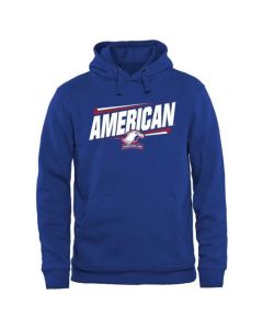 American Eagles Double Bar Pullover Hoodie Royal