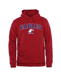 American Eagles Proud Mascot Pullover Hoodie Red