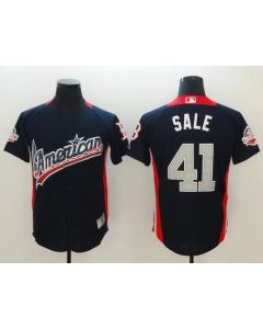 American League #41 Chris Sale Navy 2018 MLB All-Star Game Home Run Derby Jersey (Navy)