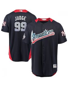 American League #99 Aaron Judge Navy 2018 MLB All-Star Game Home Run Derby Jersey (Navy)