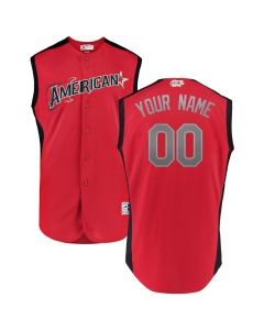 American League Red 2019 MLB All-Star Game Workout Custom Jersey
