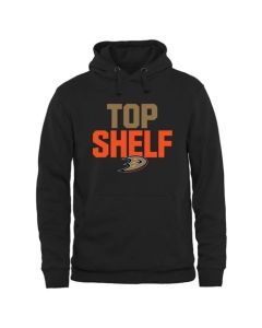 Anaheim Ducks Top Shelf Pullover Hoodie Black