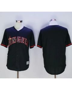 Angels of Anaheim Blank Black New Cool Base Fashion Stitched MLB Jersey