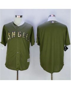 Angels of Anaheim Blank Green Camo New Cool Base Stitched MLB Jersey
