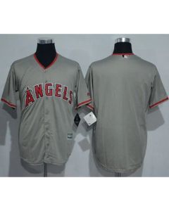 Angels of Anaheim Blank Grey New Cool Base Stitched MLB Jersey