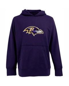 Antigua Baltimore Ravens Signature Pullover Hoodie Purple