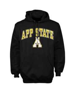 Appalachian State Mountaineers Arch Over Logo Hoodie Black