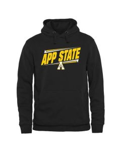 Appalachian State Mountaineers Double Bar Pullover Hoodie Black