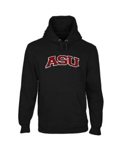 Arkansas State Red Wolves Arch Name Pullover Hoodie Black