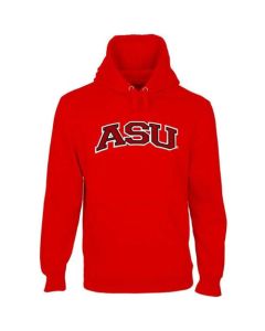 Arkansas State Red Wolves Arch Name Pullover Hoodie Scarlet