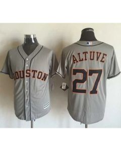 Astros #27 Jose Altuve Grey New Cool Base Stitched MLB Jersey