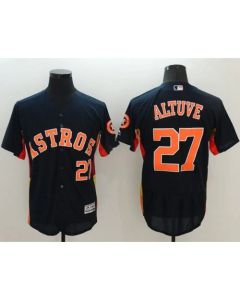 Astros #27 Jose Altuve Navy Blue Flexbase Authentic Collection Stitched MLB Jersey