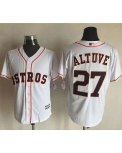 Astros #27 Jose Altuve White New Cool Base Stitched MLB Jersey