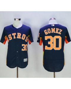 Astros #30 Carlos Gomez Navy Blue Flexbase Authentic Collection Stitched MLB Jersey