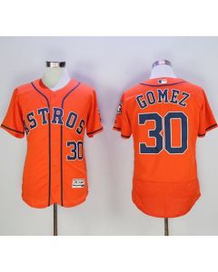 Astros #30 Carlos Gomez Orange Flexbase Authentic Collection Stitched MLB Jersey
