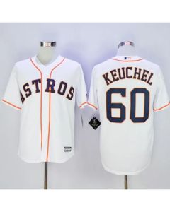 Astros #60 Dallas Keuchel New White Cool Base Stitched MLB Jersey