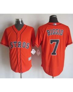 Astros #7 Craig Biggio Orange New Cool Base Stitched MLB Jersey