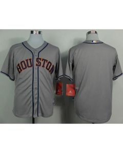 Astros Blank Grey Cool Base Stitched MLB Jersey