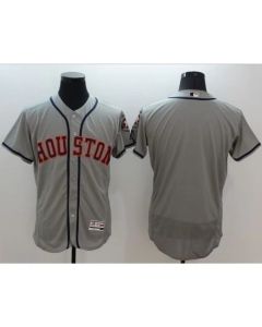 Astros Blank Grey Flexbase Authentic Collection Stitched MLB Jersey