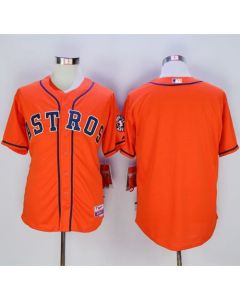 Astros Blank Orange Cool Base Stitched MLB Jersey