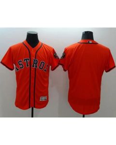 Astros Blank Orange Flexbase Authentic Collection Stitched MLB Jersey