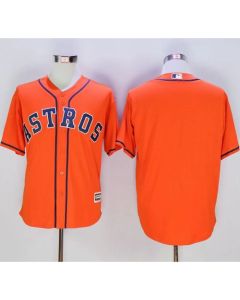 Astros Blank Orange New Cool Base Stitched MLB Jersey