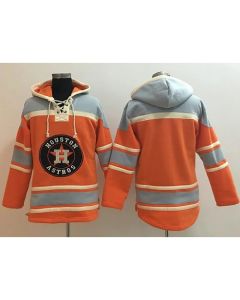 Astros Blank Orange Sawyer Hooded Sweatshirt MLB Hoodie