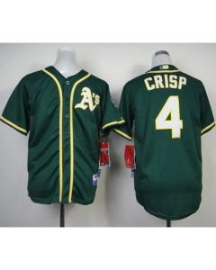 Athletics #4 Coco Crisp Green Cool Base Stitched Youth MLB Jersey
