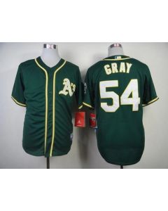 Athletics #54 Sonny Gray Green Cool Base Stitched MLB Jersey