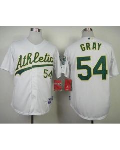 Athletics #54 Sonny Gray White Cool Base Stitched MLB Jersey