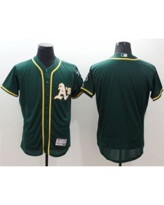 Athletics Blank Green Flexbase Authentic Collection Stitched MLB Jersey