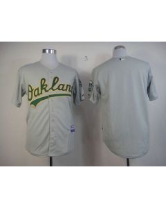 Athletics Blank Grey Cool Base Stitched MLB Jersey