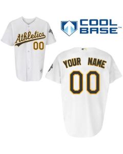 Athletics Personalized Authentic White Cool Base MLB Jersey