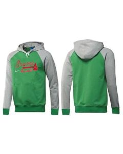 Atlanta Braves Pullover Hoodie Green & Grey