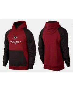 Atlanta Falcons Critical Victory Pullover Hoodie Burgundy Red & Black