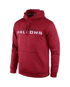 Atlanta Falcons KO Wordmark Performance Hoodie Red