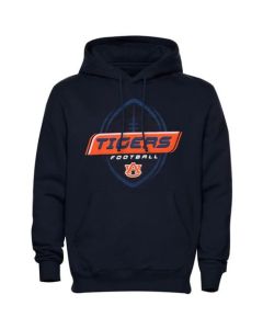Auburn Tigers Big & Tall Slant Route Hoodie Navy Blue