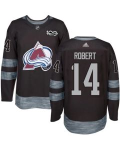 Avalanche #14 Rene Robert Black 1917-2017 100th Anniversary Stitched NHL Jersey