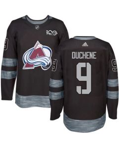 Avalanche #9 Matt Duchene Black 1917-2017 100th Anniversary Stitched NHL Jersey