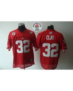Badgers #32 Red Rose Bowl Game Stitched NCAA Jersey