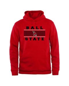 Ball State Cardinals Big & Tall Micro Mesh Sweatshirt Red