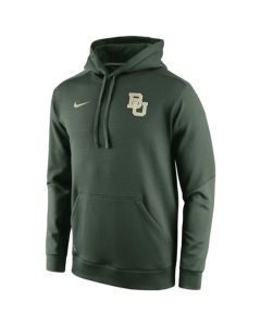Baylor Bears Sideline KO Chain Fleece Therma-FIT Hoodie Green