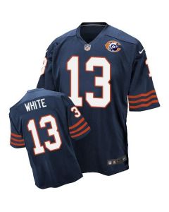 Bears #13 Kevin White Navy Blue Throwback Men's Stitched NFL Elite Jersey