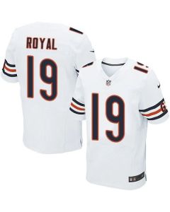 Bears #19 Eddie Royal White Men's Stitched NFL Elite Jersey