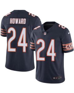 Bears #24 Jordan Howard Navy Blue Men's Stitched NFL Limited Rush Jersey